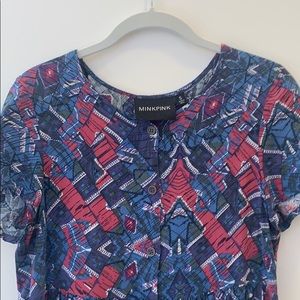 Minkpink Cute mini dress with geometric pattern